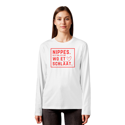 Nippes Hätz Druck - Organic Longsleeve T-Shirt