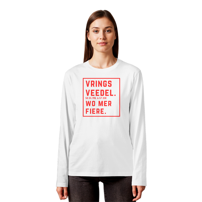 Vringsveedel Fiere Druck - Organic Longsleeve T-Shirt