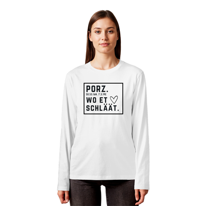 Porz Hätz Druck - Organic Longsleeve T-Shirt