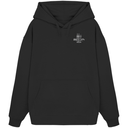 Köln Skyline Stick - Organic Oversize Hoodie