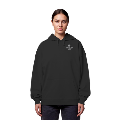 Köln Skyline Stick - Organic Oversize Hoodie