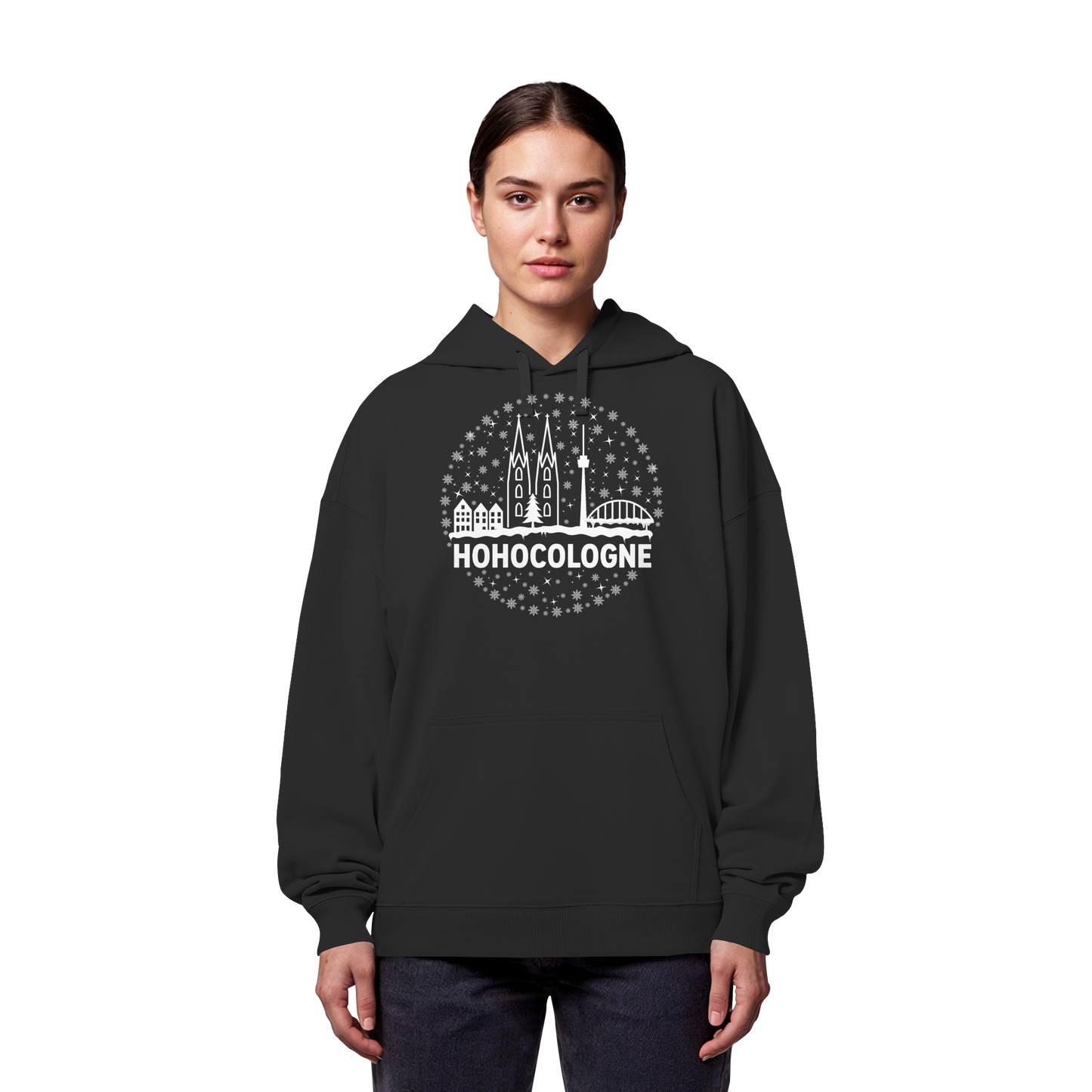 HOHOCologne Druck - Organic Oversize Hoodie