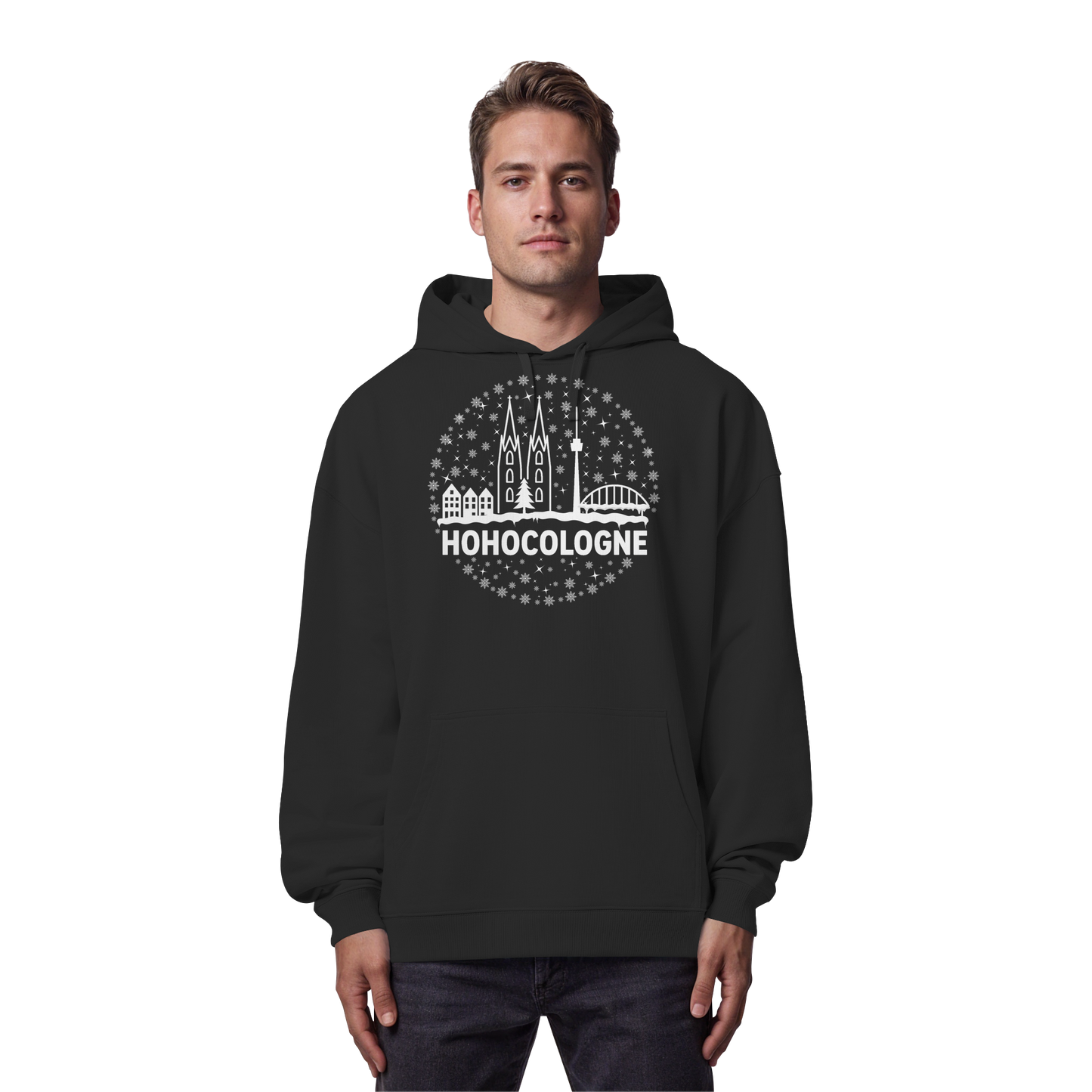 HOHOCologne Druck - Organic Oversize Hoodie