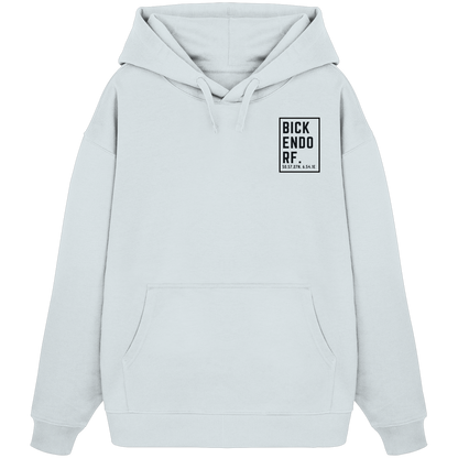 Bickendorf Koordinaten (kleiner Druck auf der Brust) - Organic Oversize Hoodie