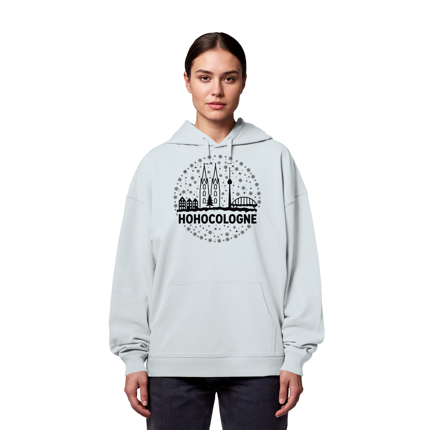 HOHOCologne Druck - Organic Oversize Hoodie