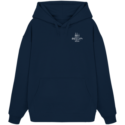 Köln Skyline Stick - Organic Oversize Hoodie