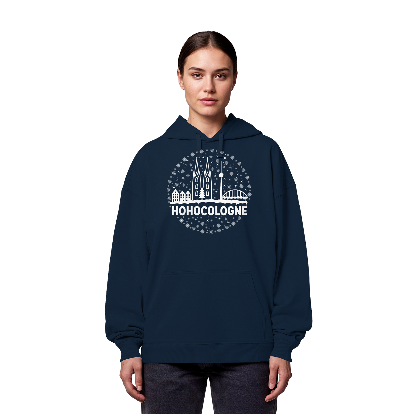 HOHOCologne Druck - Organic Oversize Hoodie