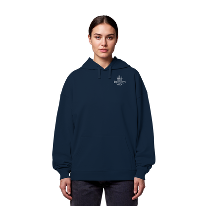 Köln Skyline Stick - Organic Oversize Hoodie