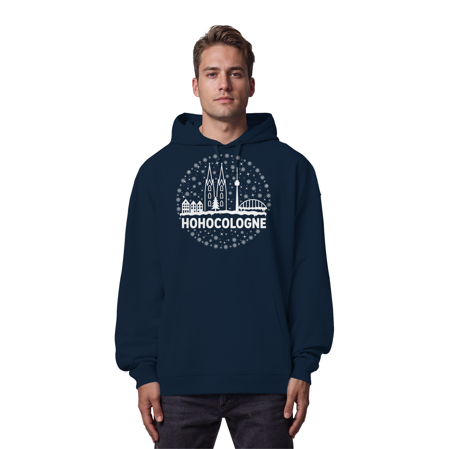 HOHOCologne Druck - Organic Oversize Hoodie