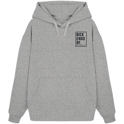 Bickendorf Koordinaten (kleiner Druck auf der Brust) - Organic Oversize Hoodie