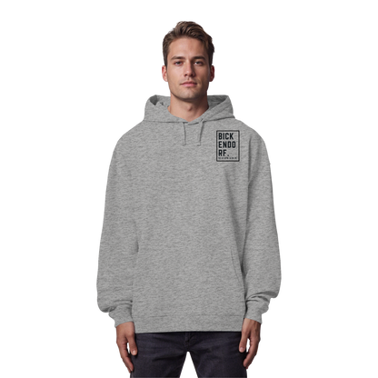 Bickendorf Koordinaten (kleiner Druck auf der Brust) - Organic Oversize Hoodie