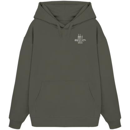 Köln Skyline Stick - Organic Oversize Hoodie