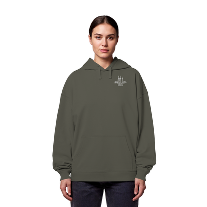 Köln Skyline Stick - Organic Oversize Hoodie