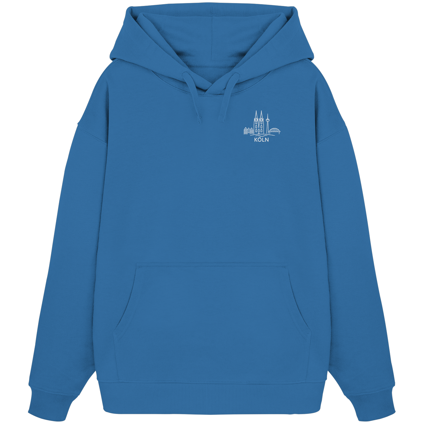 Köln Skyline Stick - Organic Oversize Hoodie