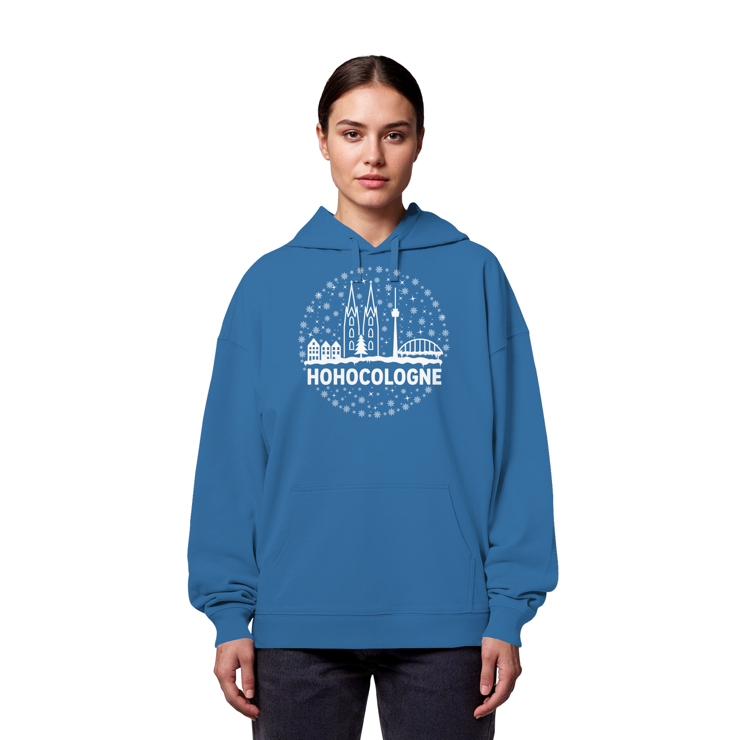 HOHOCologne Druck - Organic Oversize Hoodie