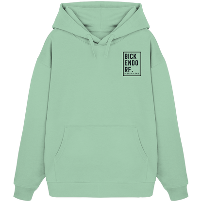 Bickendorf Koordinaten (kleiner Druck auf der Brust) - Organic Oversize Hoodie