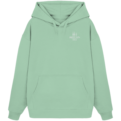 Köln Skyline Stick - Organic Oversize Hoodie