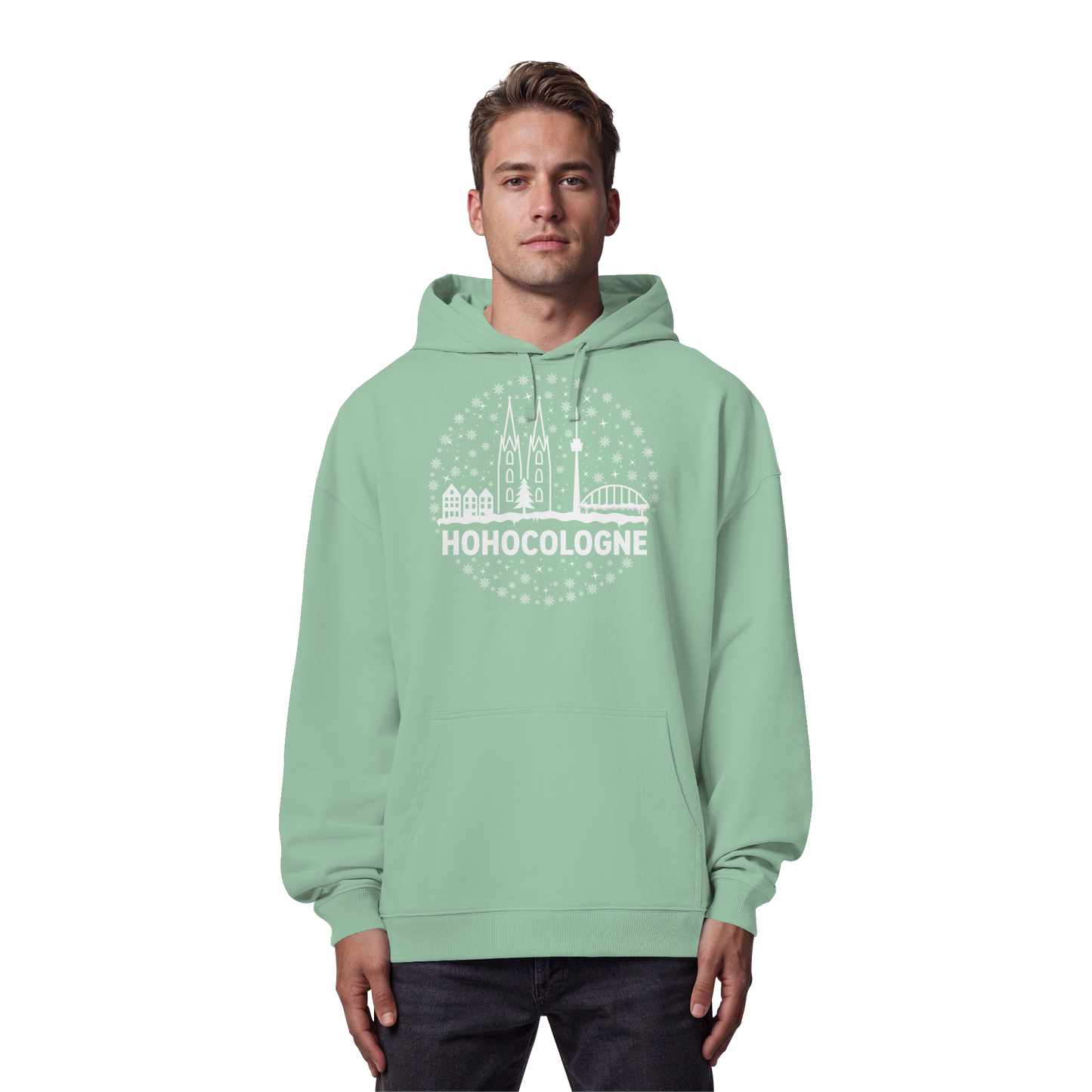 HOHOCologne Druck - Organic Oversize Hoodie