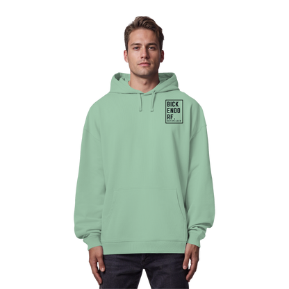 Bickendorf Koordinaten (kleiner Druck auf der Brust) - Organic Oversize Hoodie