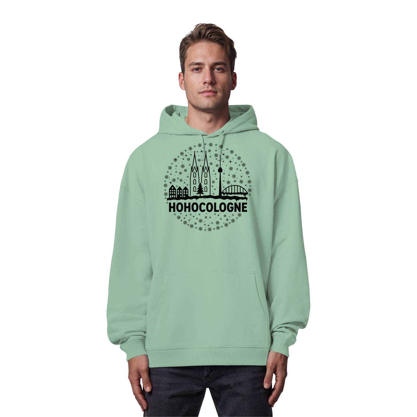 HOHOCologne Druck - Organic Oversize Hoodie