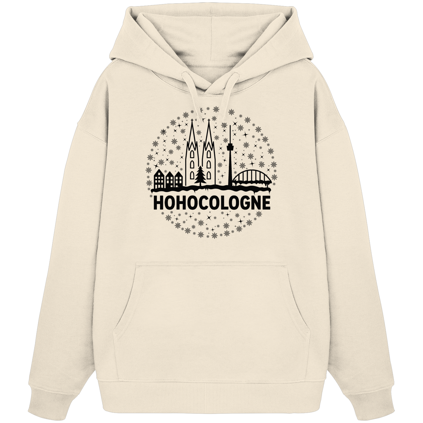 HOHOCologne Druck - Organic Oversize Hoodie