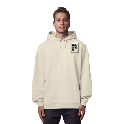 Bickendorf Koordinaten (kleiner Druck auf der Brust) - Organic Oversize Hoodie