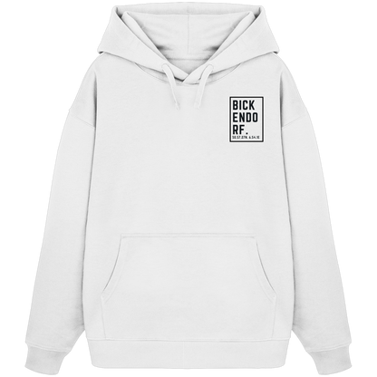 Bickendorf Koordinaten (kleiner Druck auf der Brust) - Organic Oversize Hoodie