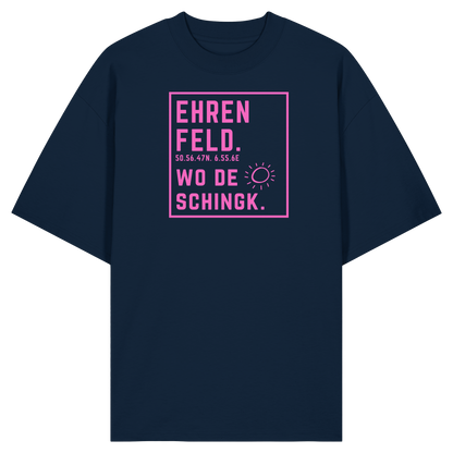 Wo de Sonn schingk - Ehrenfeld Druck   - Organic Oversize Shirt