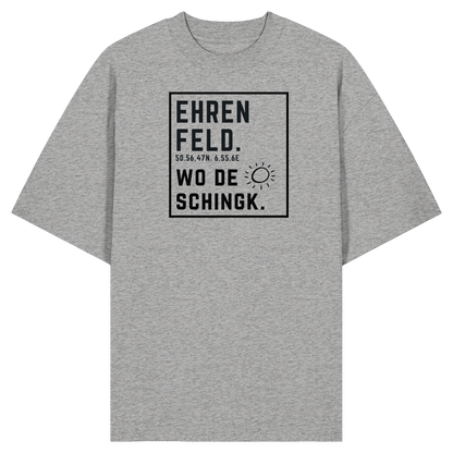 Wo de Sonn schingk - Ehrenfeld Druck  - Organic Oversize Shirt
