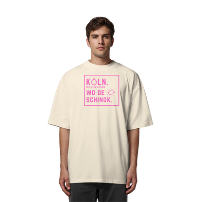 Wo de Sonn schingk - Köln Druck  - Organic Oversize Shirt