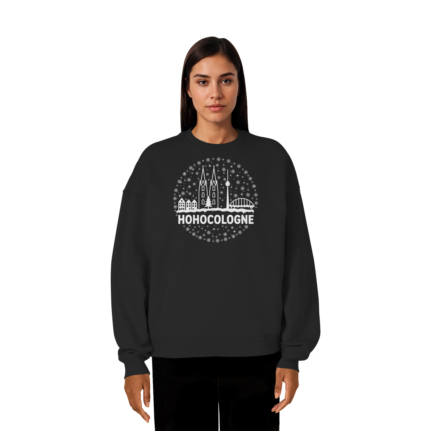 HOHOCologne Druck - Organic Oversize Sweatshirt