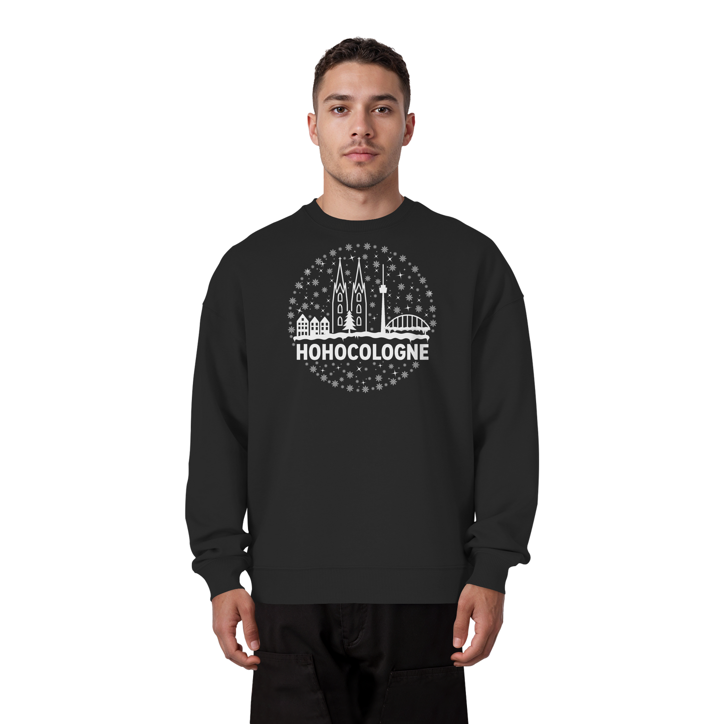 HOHOCologne Druck - Organic Oversize Sweatshirt