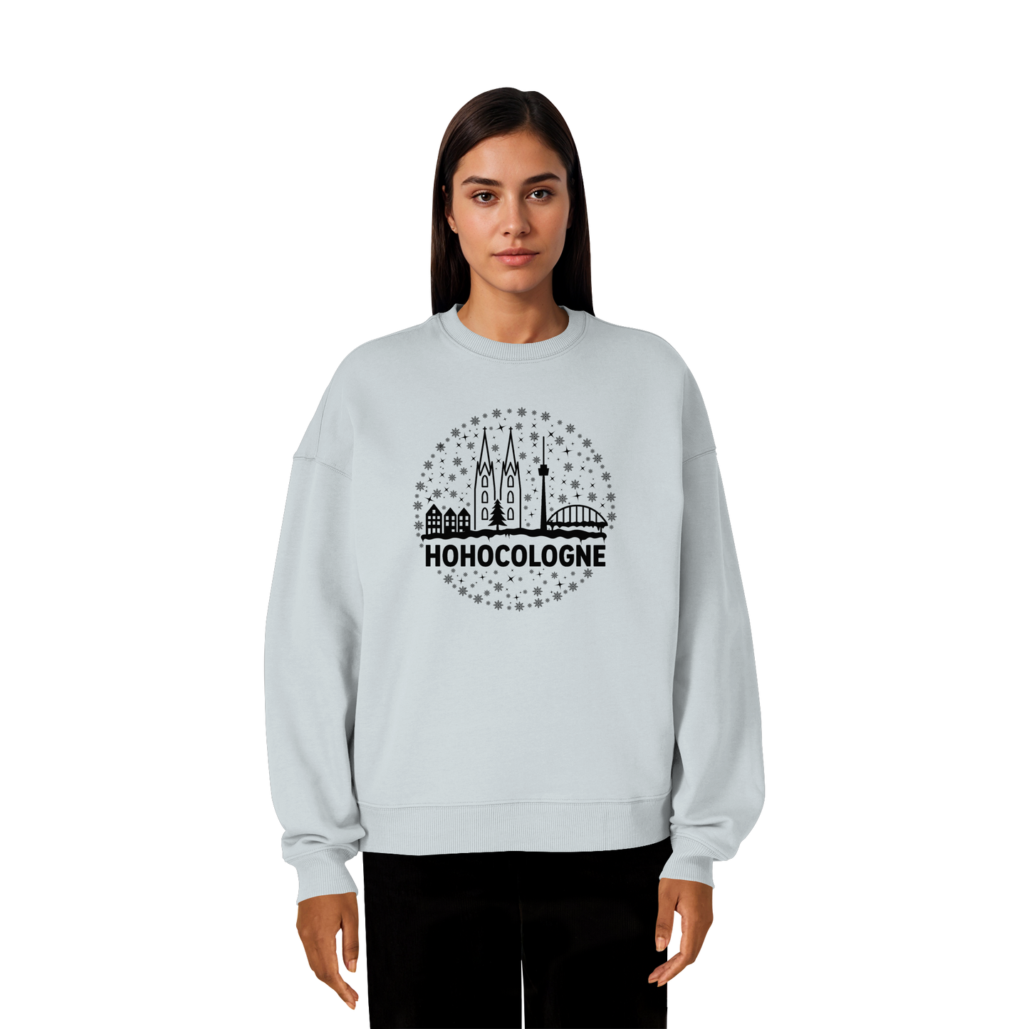HOHOCologne Druck - Organic Oversize Sweatshirt