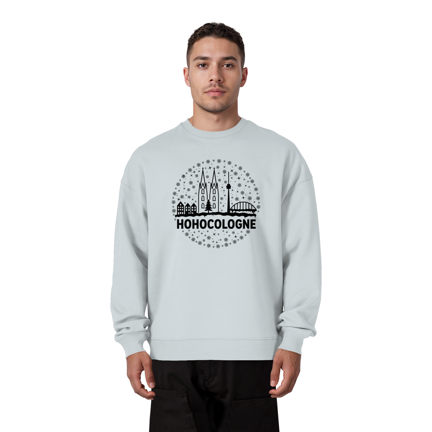 HOHOCologne Druck - Organic Oversize Sweatshirt