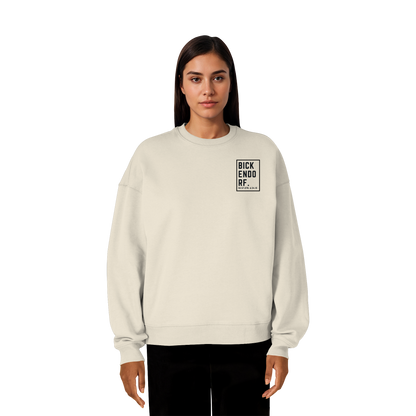 Bickendorf Koordinaten (kleiner Druck auf der Brust) - Organic Oversize Sweatshirt