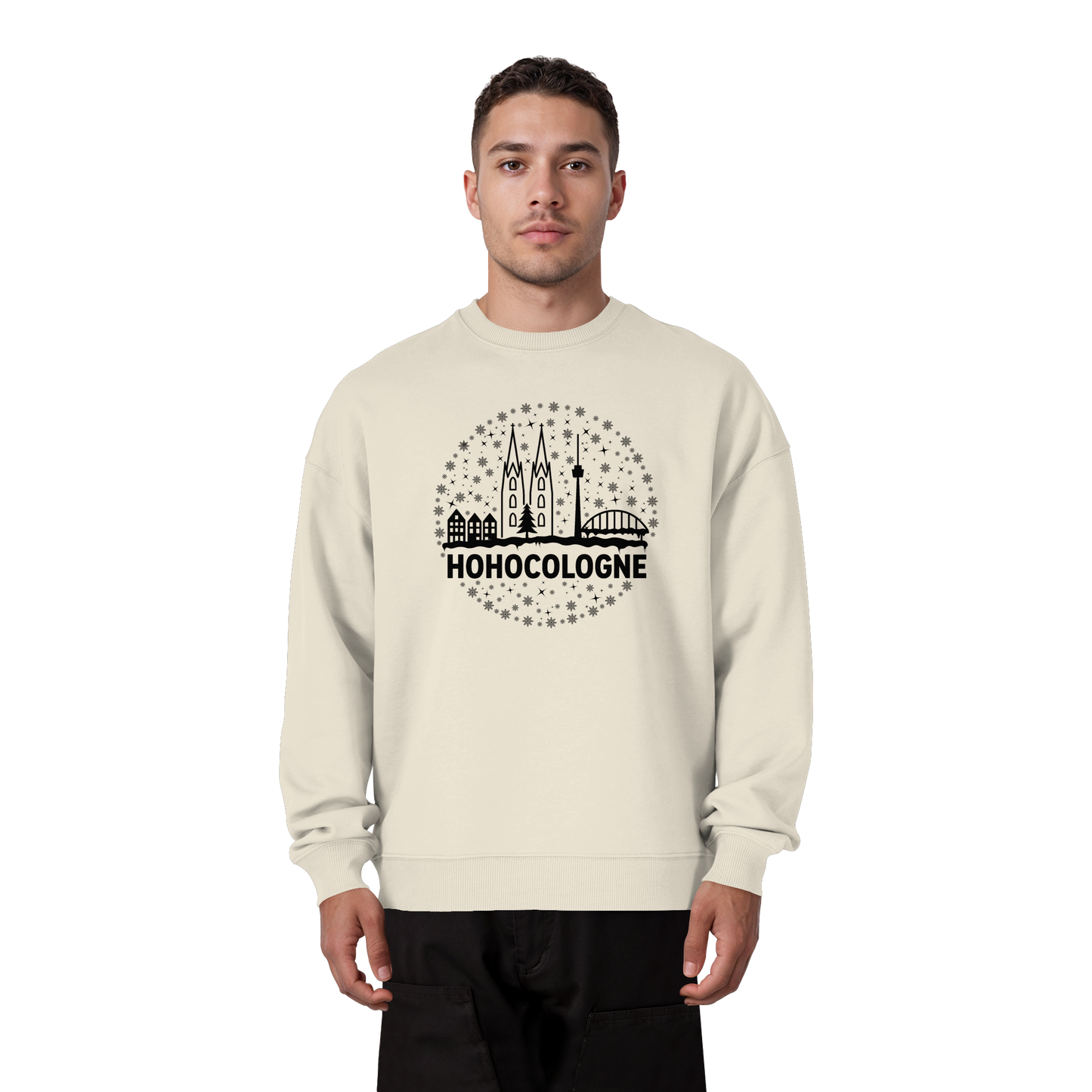 HOHOCologne Druck - Organic Oversize Sweatshirt