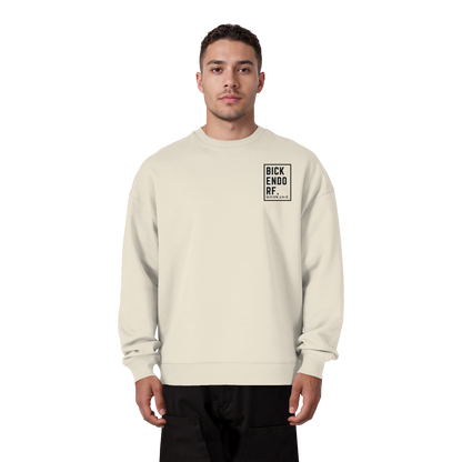 Bickendorf Koordinaten (kleiner Druck auf der Brust) - Organic Oversize Sweatshirt