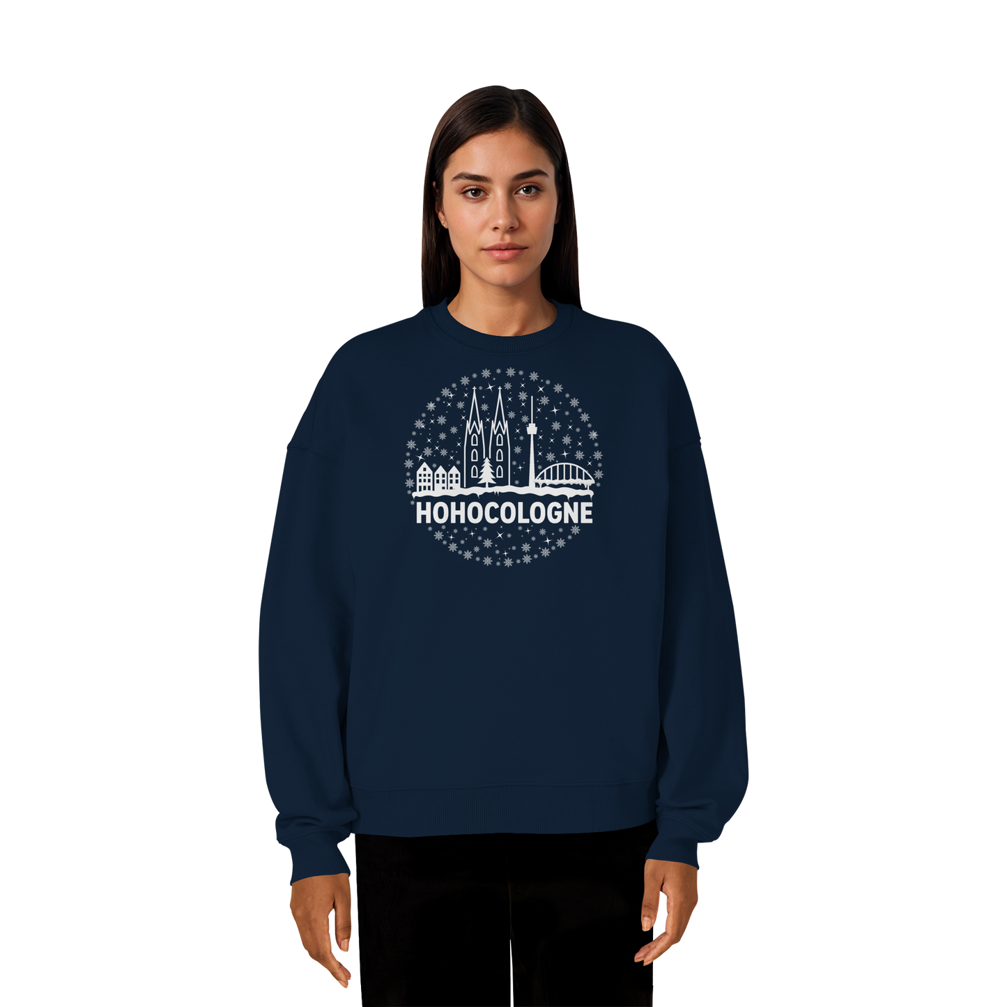 HOHOCologne Druck - Organic Oversize Sweatshirt