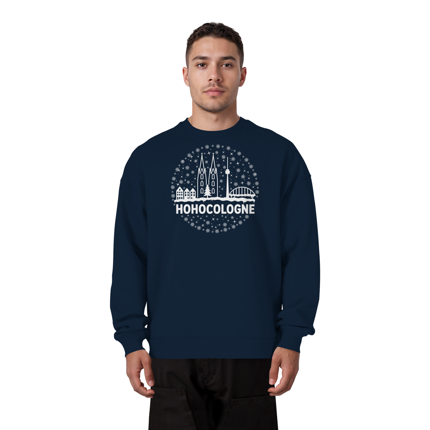 HOHOCologne Druck - Organic Oversize Sweatshirt