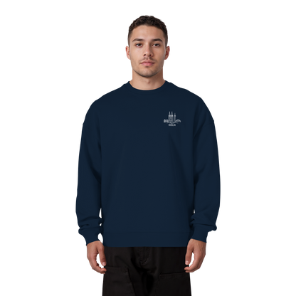 Köln Skyline Stick - Organic Oversize Sweatshirt