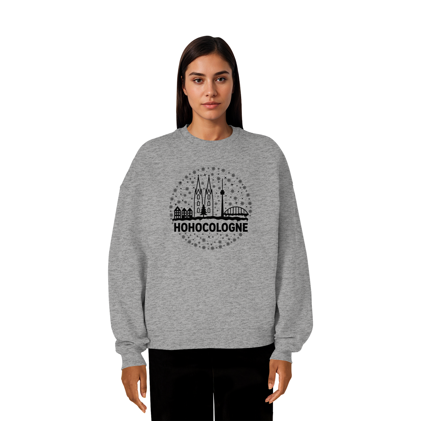HOHOCologne Druck - Organic Oversize Sweatshirt