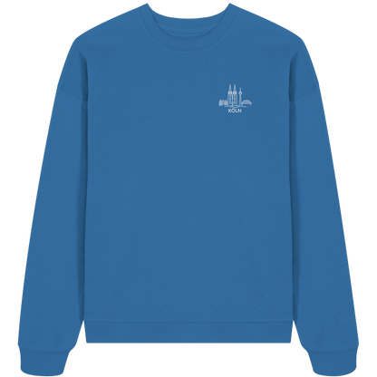 Köln Skyline Stick - Organic Oversize Sweatshirt