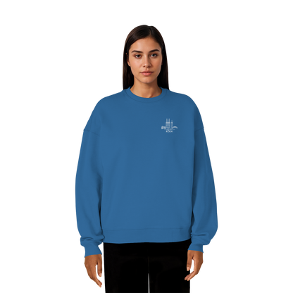 Köln Skyline Stick - Organic Oversize Sweatshirt