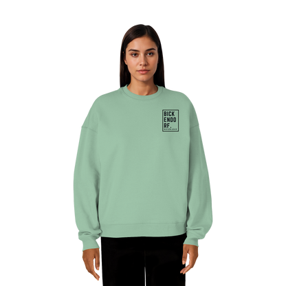Bickendorf Koordinaten (kleiner Druck auf der Brust) - Organic Oversize Sweatshirt