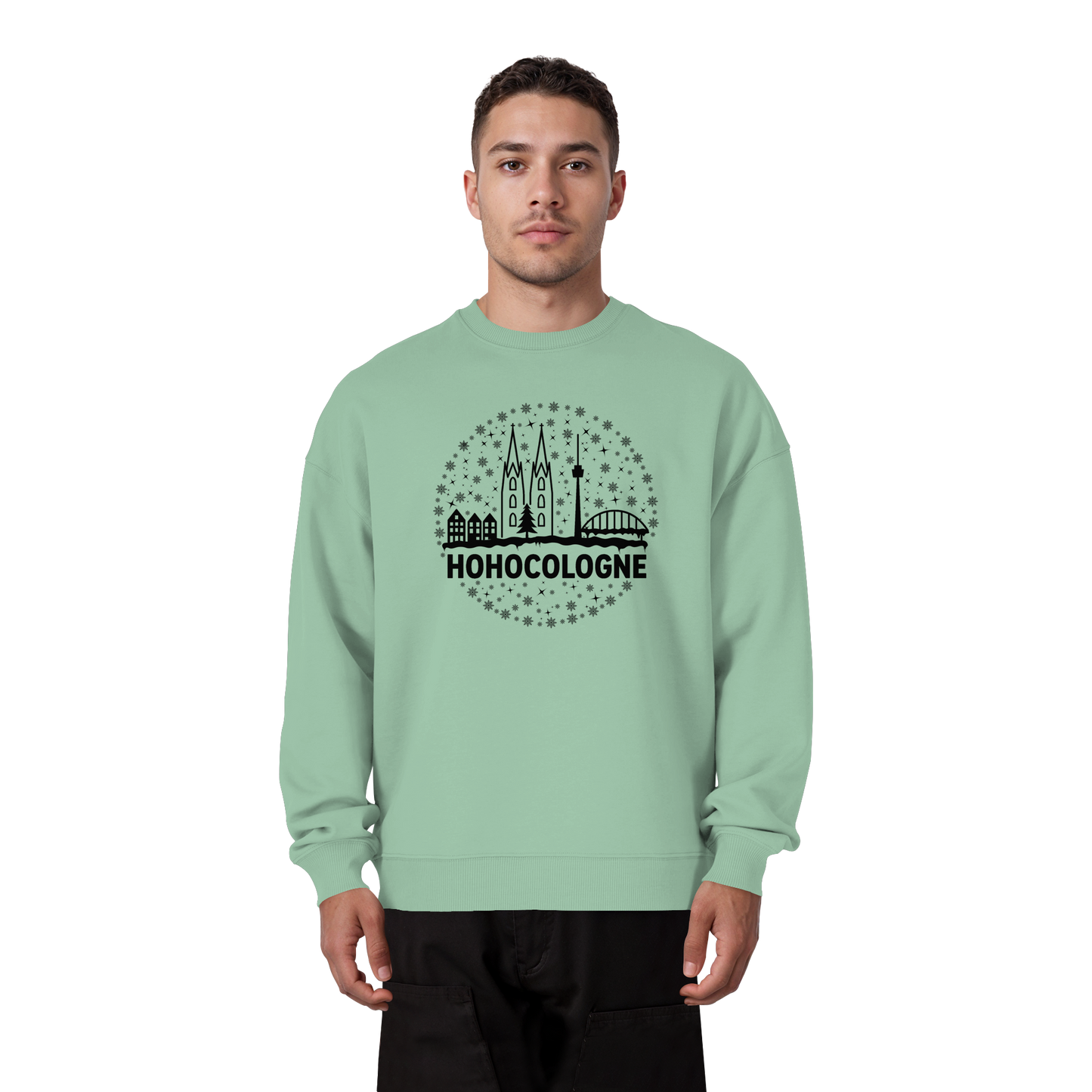 HOHOCologne Druck - Organic Oversize Sweatshirt