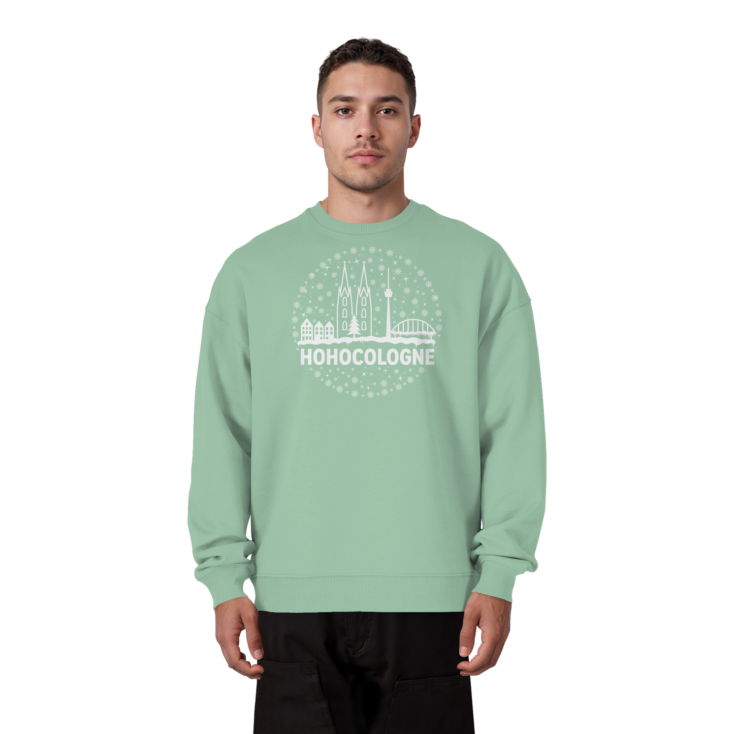 HOHOCologne Druck - Organic Oversize Sweatshirt