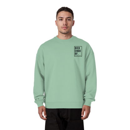 Bickendorf Koordinaten (kleiner Druck auf der Brust) - Organic Oversize Sweatshirt