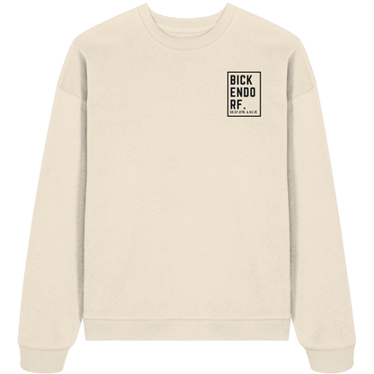 Bickendorf Koordinaten (kleiner Druck auf der Brust) - Organic Oversize Sweatshirt