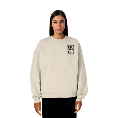 Bickendorf Koordinaten (kleiner Druck auf der Brust) - Organic Oversize Sweatshirt