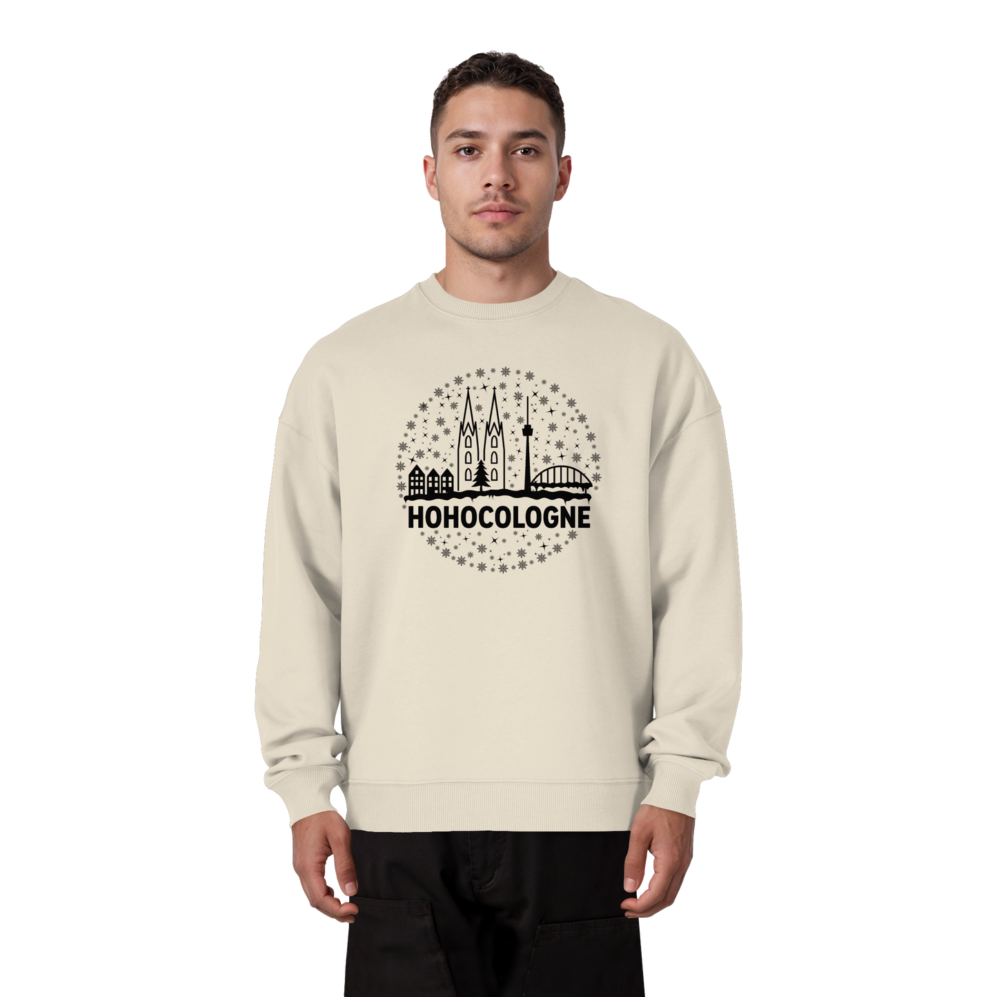 HOHOCologne Druck - Organic Oversize Sweatshirt